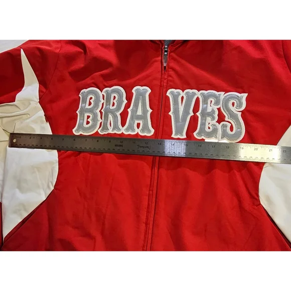 Majestic Braves Coat Size Medium with Therma Base - Picture 4 of 10